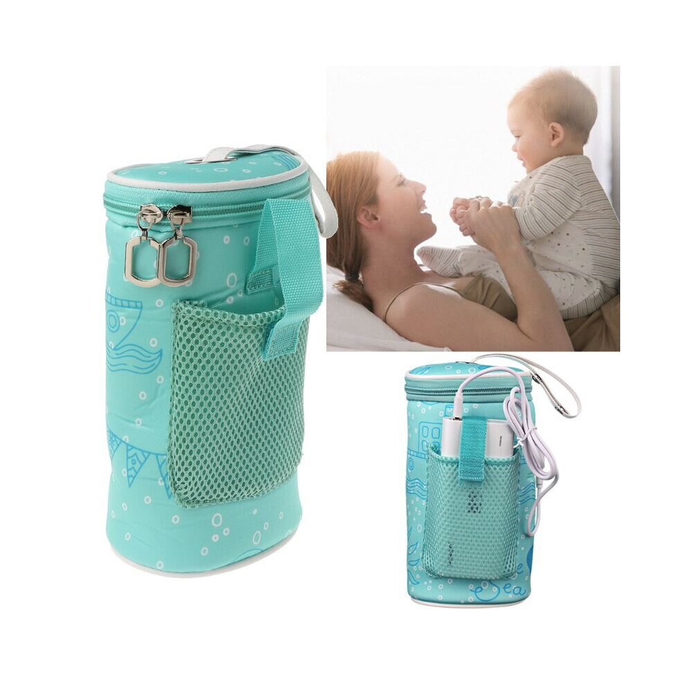 Usb Baby Bottle Warmer Heater Insulated Bag Travel Cup Portable In Car Heaters Drink Warm Milk Thermostat Bag For Feed Newborn Wejoy