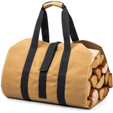 Firewood Log Carrier Bag Durable Wood Tote Fireplace Stove Accessories with Handles for Camping Gifts