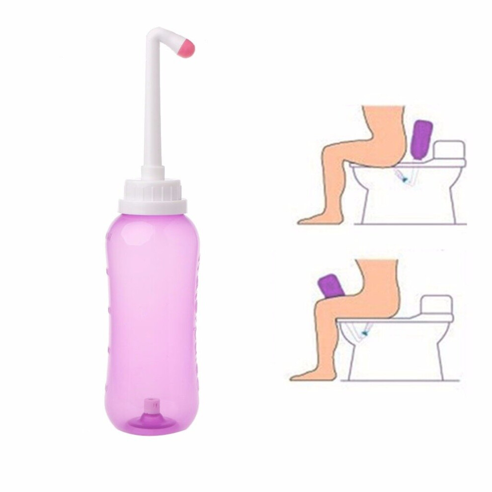 Wejoy 500Ml Portable Travel Hand Held Bidet Sprayer Personal Cleaner Hygiene Bottle Spray Washing