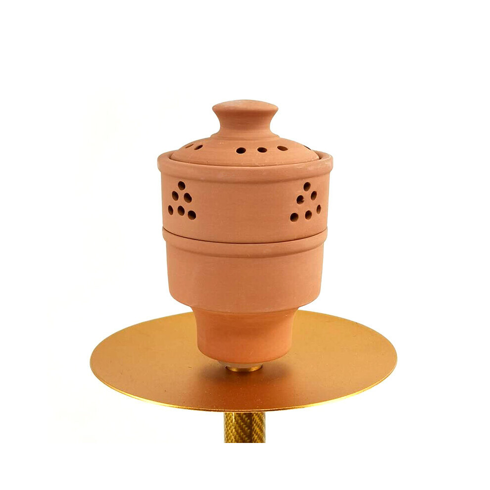 Wejoy New Ceramic Bowl Amy Deluxe"Shisha Hookah Shisha Bowl Hookah Molasses Bowl Clay Hookah Bowl,Big Volume,Strong Air Ventilation