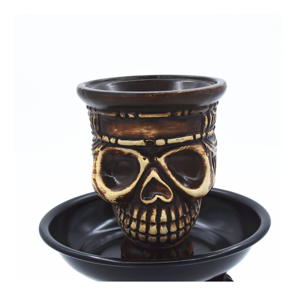 Wejoy Ceramic Shisha Hookah Bowl Holder Skull Shisha Tobacco Hookah Head Chicha Narguile Cachimba Sheesha