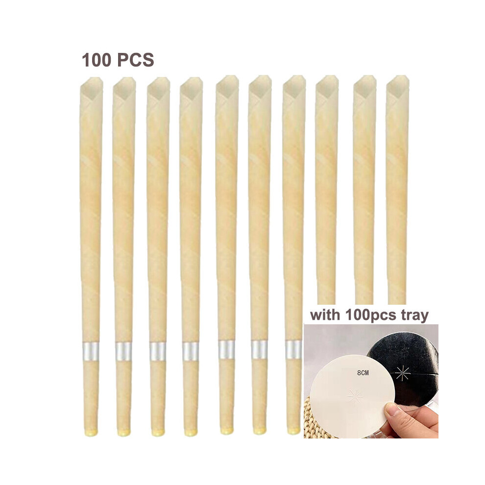 Wejoy 100 Pcs Ear Candle Beewax Ear Cleaning Wax Removal Tool Ear Hopi Candles Ear Wax Removal Tool Indiana Aromatherapy