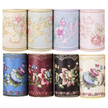 PVC Self-adhesive Wallpaper Borders Waistline 3D Flower/Geometric Pattern Baseboard Living Room Bathroom Kitchen Tiles Stickers