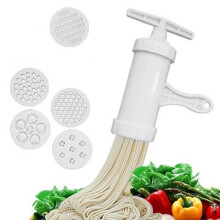 1 Pcs Noodle Maker Manual Pasta Maker Noodle Press Machine With 5 Different Templates Spaghetti Manual Machine Kitchen Tools
