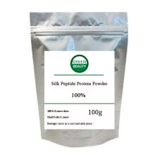 Cosmetic grade 100% Silk Peptide Protein PowderSkin Whitening Brighten Anti Aging
