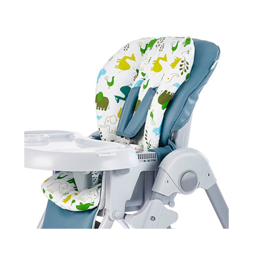 Baby Kids Highchair Cushion Pad Mat Booster Seats Cushion Pad Mat Feeding Chair Cushi On Pad Stroller Cushion Mat Cotton Fabric Wejoy