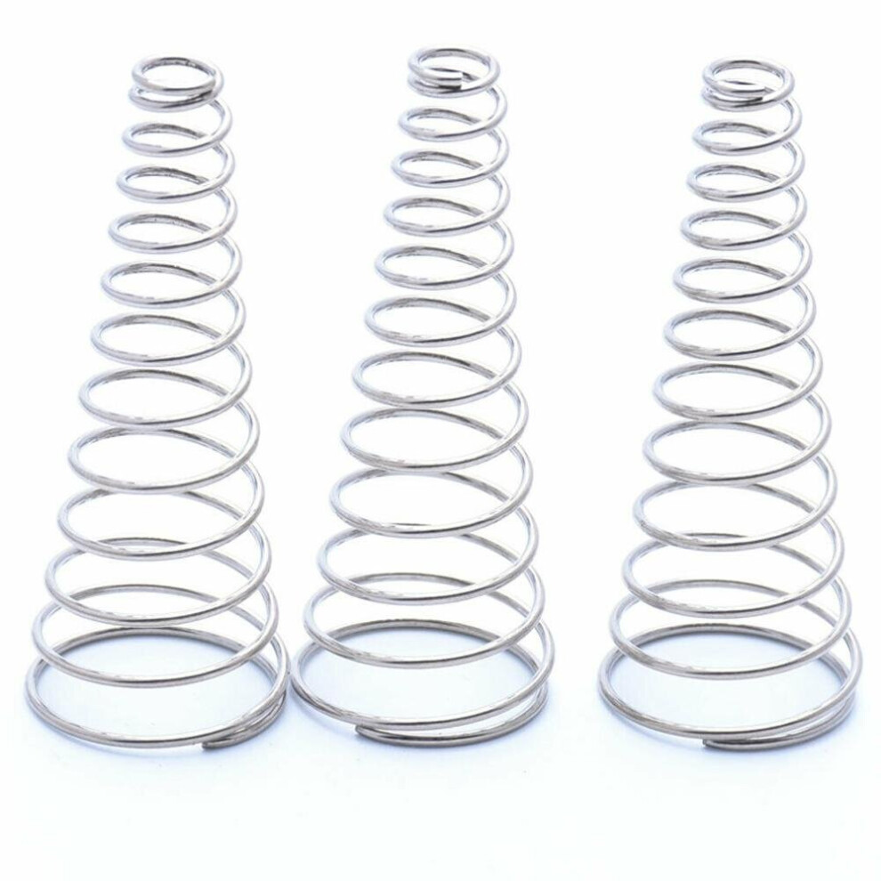 304 Stainless Steel Conical Cone Compression Spring Tower Springs Taper Pressure Spring Wire Diameter 0.5-2Mm 5063131254877