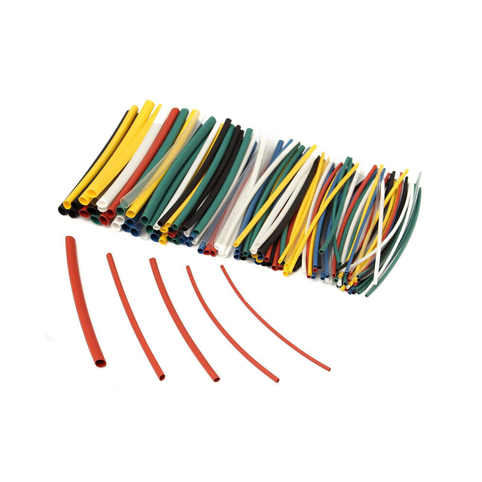 B06 140Pcs/Lot Shrinkage 5 Sizes Polyolefin Heat Shrink Tube Heat Shrinkable Tube Transparent Heat-Shrinkable Tubings 5063131294101
