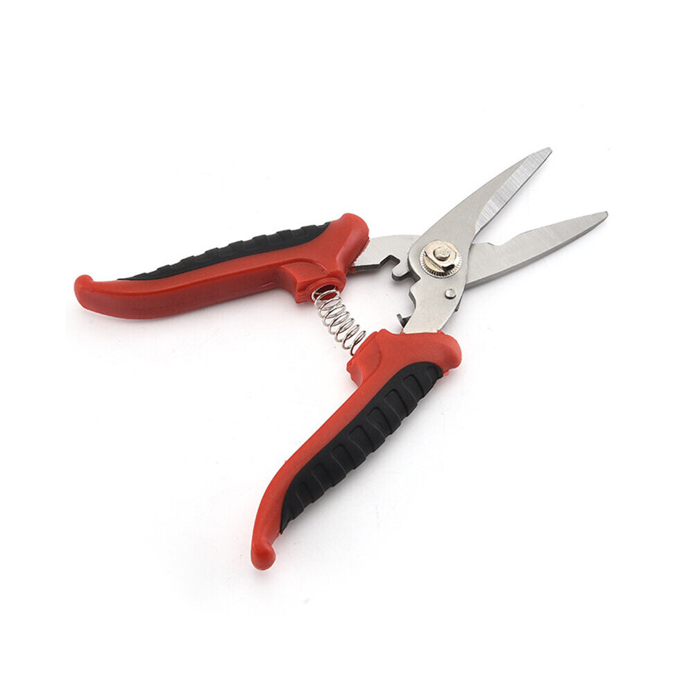 Multifunction Metal Scissors Cable Stripping Shears Stainless Steel Electrician Tool Decrustation Pliers 5063131281255