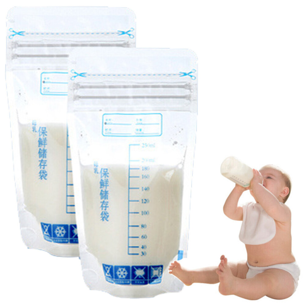 30Pcs Breast Milk Storage Freezer Bag Disposable Labels Safe Baby Food Storage Feeding Baby Food Storage Wejoy