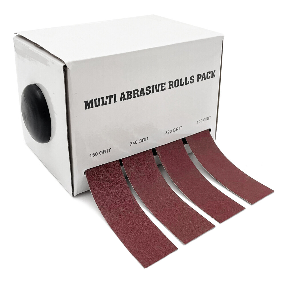 Abrasive Paper 4Pc Sandpaper Variety Pack Sand Paper With Dispenser Drawable Emery Cloth Roll 6M 8M Polishing Sandpaper 5063131284690
