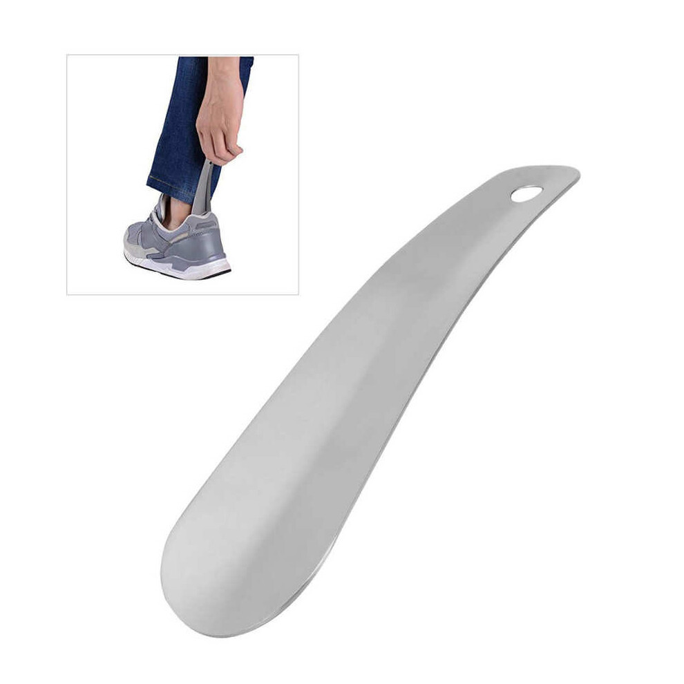 Wejoy Easier Dressing Aids Shoe Horn Stainless Steel Shoe Spoon Tongue Portable Shoe Helper Stick For Travel Use Home Health Aids