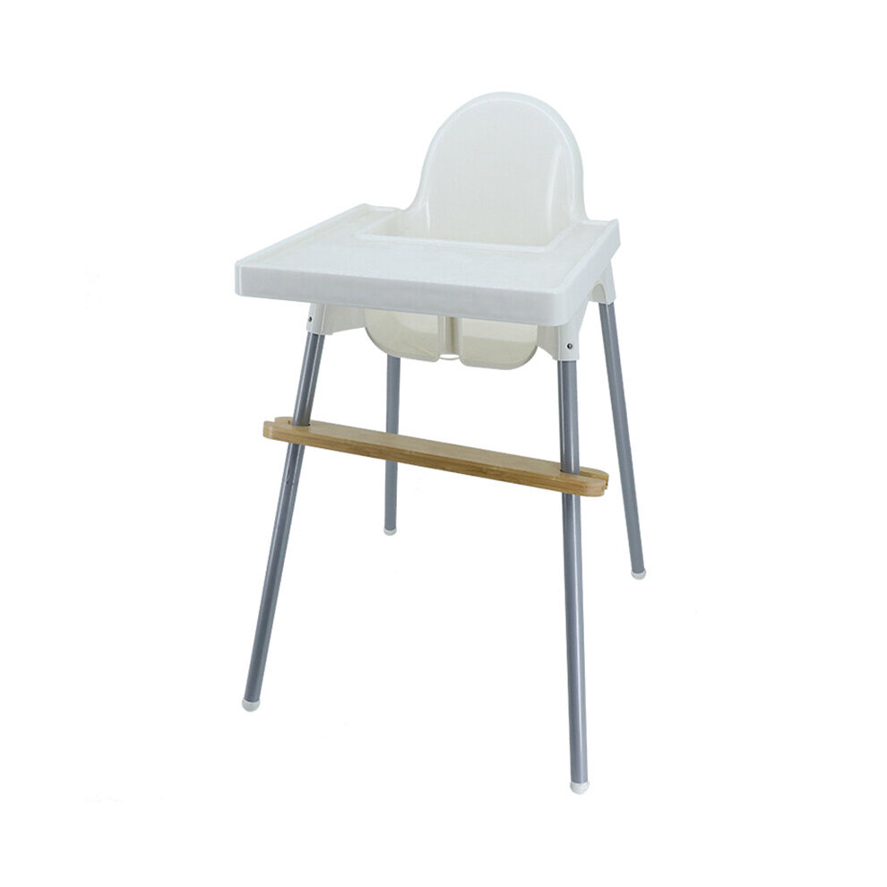Reposapies De Bebe Footrest Baby Natural Bamboo Baby Highchair Foot Rest High Chair Footrest With Rubber Rings Wejoy