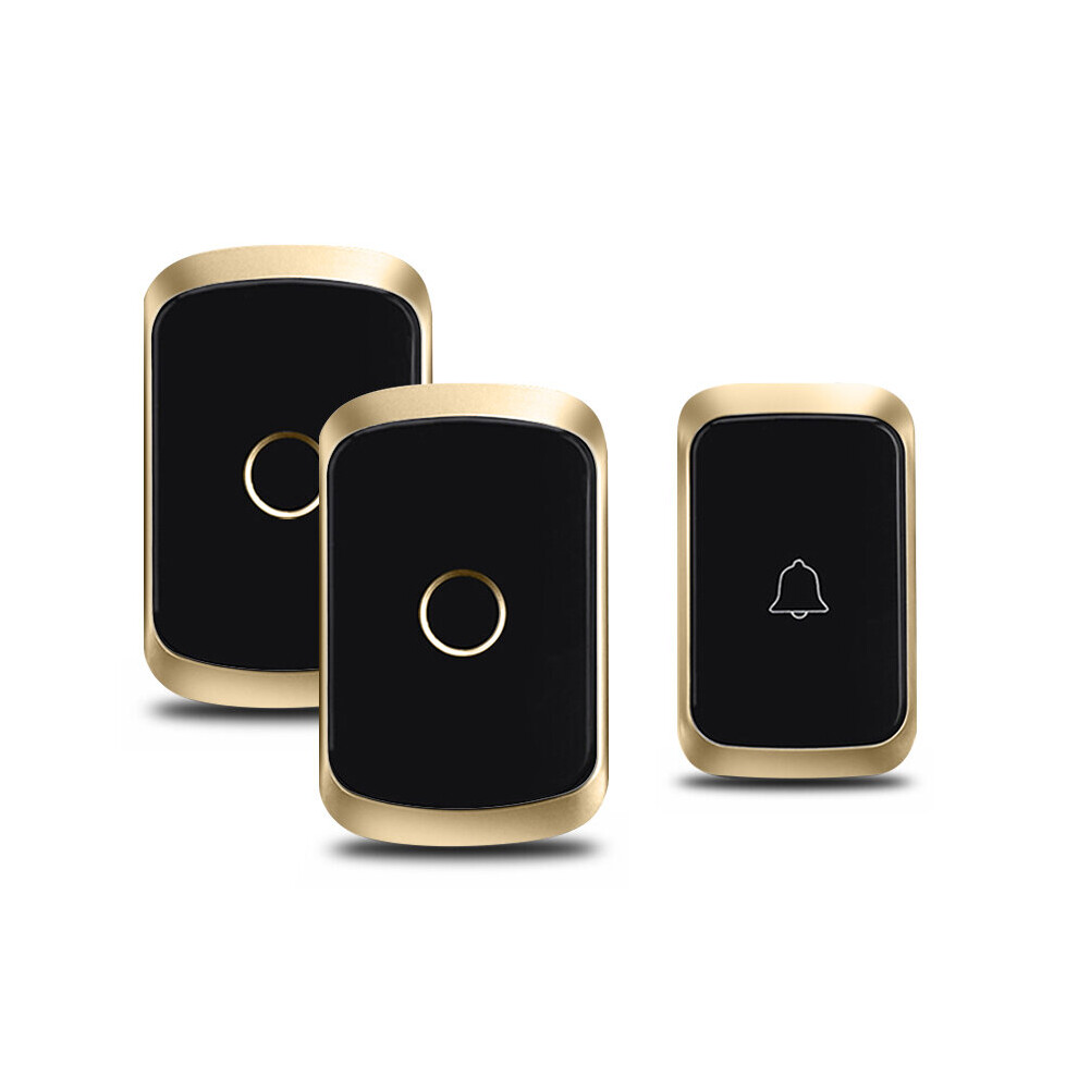 Cacazi Home Welcome Wireless Doorbell 433Mhz 300M Range 36 Songs Waterproof Cordless Led Light Door Bell Chimes Us Eu Uk Plug 5063131240580