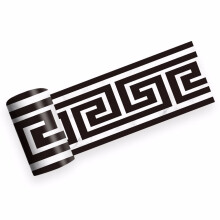 Self adhesive Border Wallpaper Sticker Waistline Skirting Greek Pattern Floor Stickers Baseboard Waterproof Home Decor