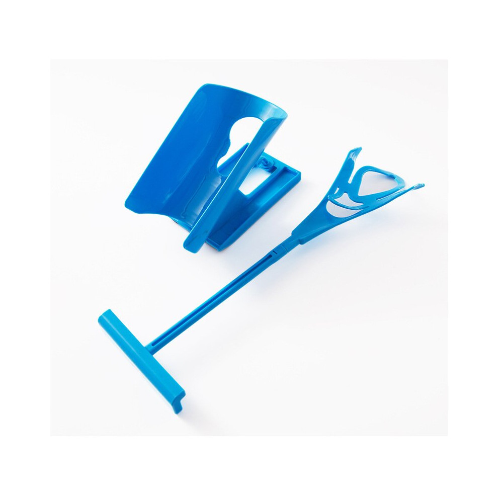 Wejoy Blue New Sock Slider Aid Easy On Off Sock Helper Kit Shoe Horn Pain Free No Bending Shoe Horn For Pregnancy Dressing Aids Tools