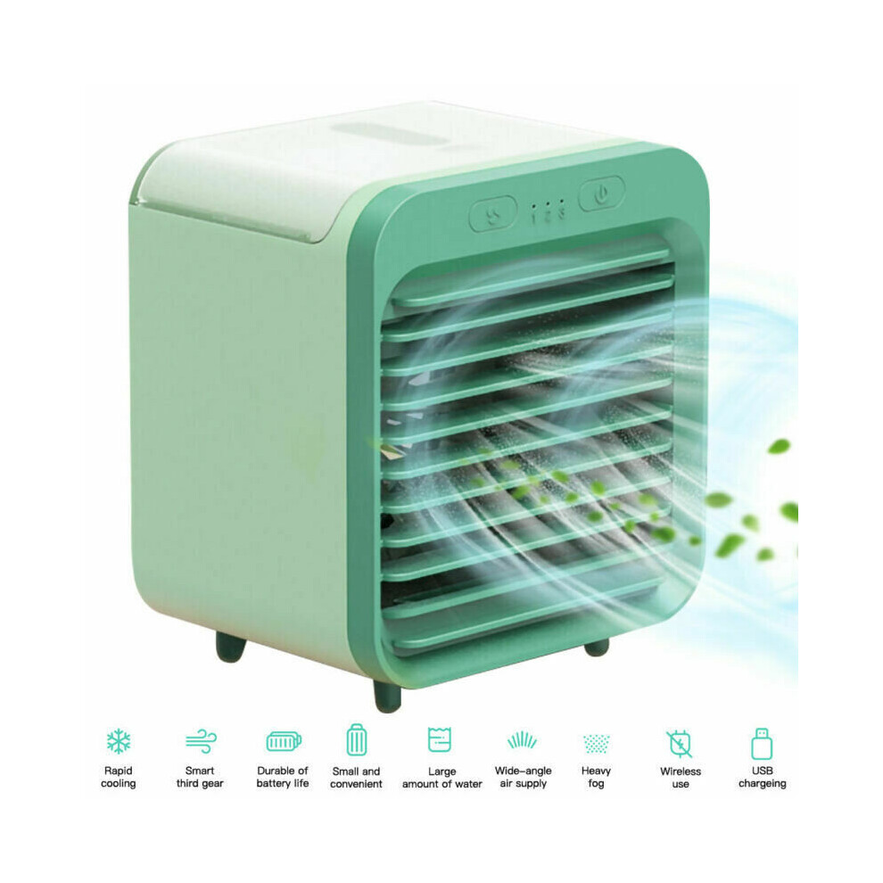 Portable Mini Air Cooler Fan USB Air Conditioner Desktop Air Cooling Fan Humidifier Purifier For Bedroom Auto Car Office