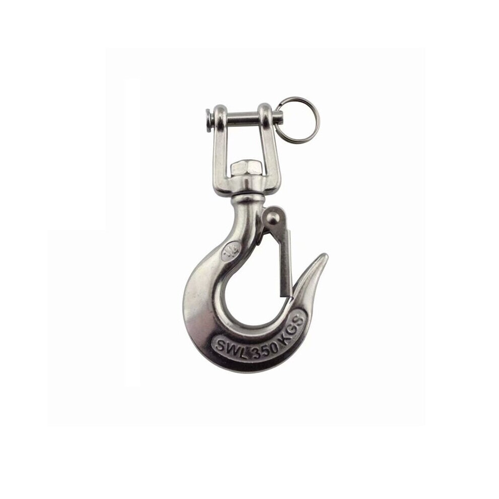 304 Stainless Steel American Type Trigger Clevis Swivel-Eye Lifting Snap Tone Hook With 150/350/650/1000Kgs Loading Capacity 5063131251432