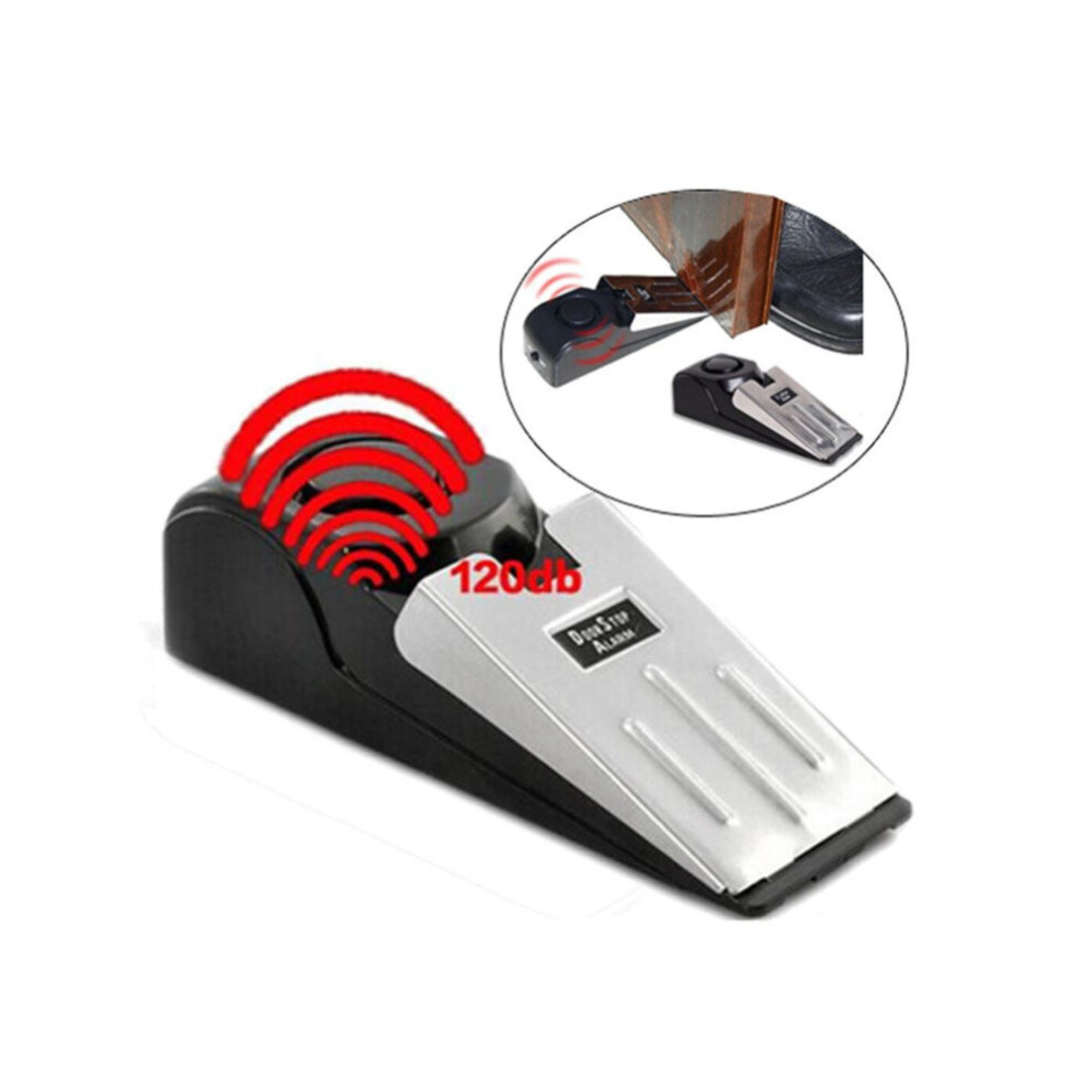 Portable 120Db Door Stop Alarm Wireless Home Travel Security System Safety Wedge Alertfor Home Stopper Alert Security Block 5063131310610