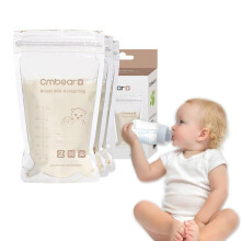 50pcs 220ml Breast Milk Storage Bags Disposable Baby Liquid Food Fresh Sealed Bags Portable Infant Feeding Pouchs Packages