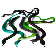 1pcs Novelty Halloween Gift Rubber Soft Snake Prank Joke Funny Toy Garden Props Antistress Horror Fake Snake Kid's Gift