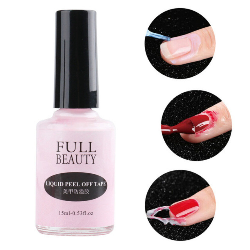 Wejoy 15Ml Peel Off Liquid Tape Nail Polish Protect Glue Varnish Anti-Spill Latex Skin Care Tools Nail Gel Finger Edge Nutrition Oil