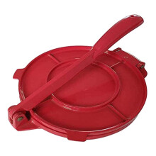 8Inch Portable Aluminum Non-stick Tortilla Pie Maker Press Pan Kitchen Tool You can roll the easy mi-x dough into a ball base