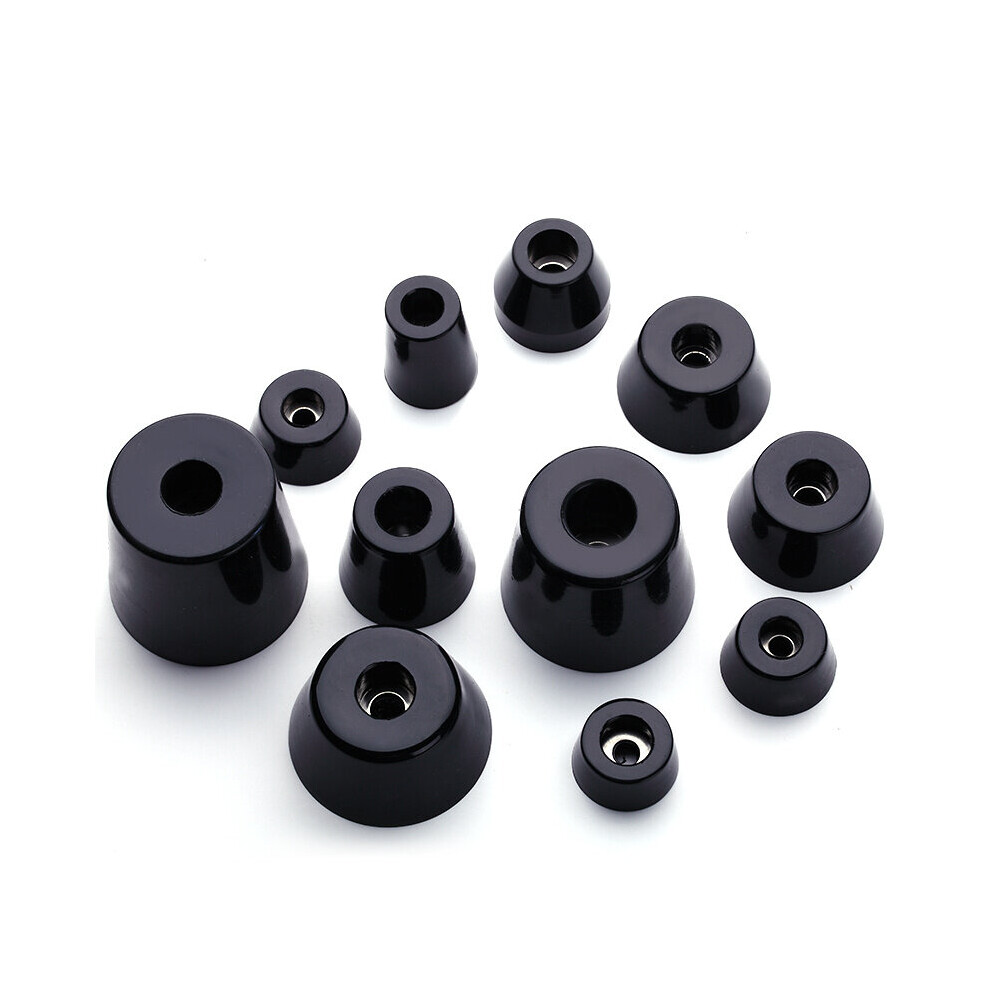 8Pcs! Anti-Skid Furniture Legs Feet Conical Rubber Shock Foot Pads For Cabinet Bed Table Chair Legs Protector Furniture Parts 5063131297362