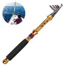 Telescopic Fishing Rod 1.6 1.8 2.1m Ultralight Carbon Fiber Power Mini Spinning Pole for Bass Fishing