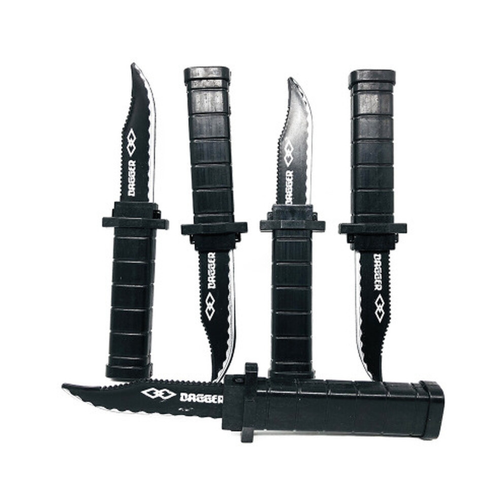 Wejoy Adult Toys Prank Toys Trick Dagger Knife Retractable Slide In Blade Fun Joke Prank Halloween Prop Fake Walkie Talkie Kids