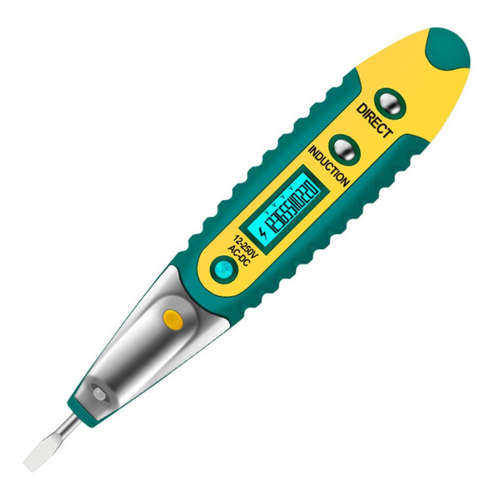 New Digital Test Pencil Tester Electrical Lcd Display Screwdriver Voltage Detector Test Pen Ac Dc 12-250V For Electrician Tools 5063131271980