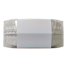 LED Exit Automatic Self-Contained Emergency Light Two Square Heads 6W 85-265VAC Battery Backup Blackout Output