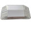 LED Exit Automatic Self-Contained Emergency Light Two Square Heads 6W 85-265VAC Battery Backup Blackout Output 6