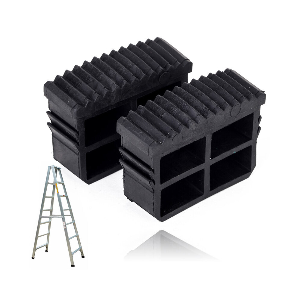 2Pcs/Set Black Rubber Replacement Step Ladder Feet Non Slip Ladder Plug Foot Pad For Ladder Accessories 5063131170542
