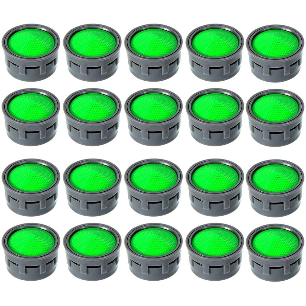 20Pcs Basin Tap Filter-Tap Aerator- Faucet Plastic Insert Replacement Nozzle Filter - Faucet Flow Restrictor Replacement Parts 5063131265026