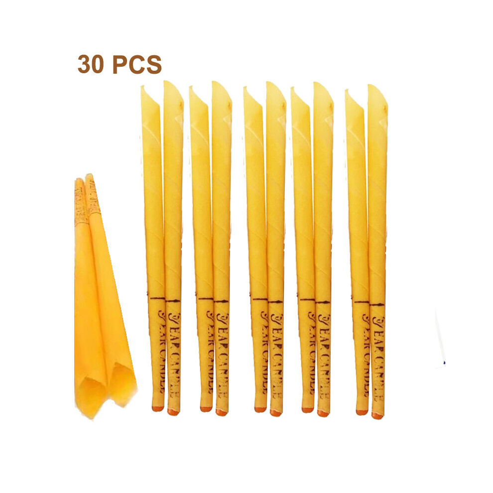 Wejoy 30Pcs Ear Candle Wax Removal Tool Ear Cleaner Ear Candle Beeswax Good Product Hopi Ear Wax Indian Coning Fragrance Cleaning