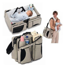 Multi-function Portable Travel Bed for Newborn Baby Crib Bed Mummy Packing Bag Folding Safety Outdoors Baby Carry Cot