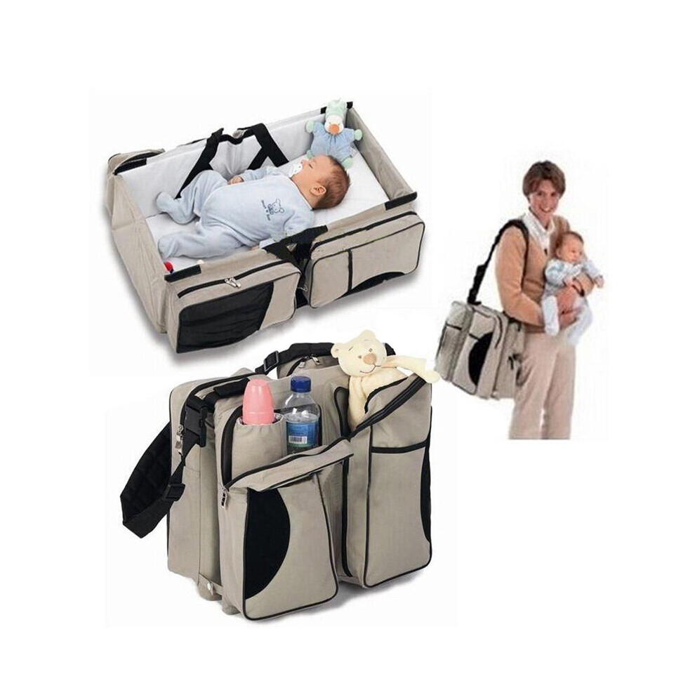 Multi-function Portable Travel Bed for Newborn Baby Crib Bed Mummy Packing Bag Folding Safety Outdoors Baby Carry Cot-image-OPC-PBNKMZN-NEW