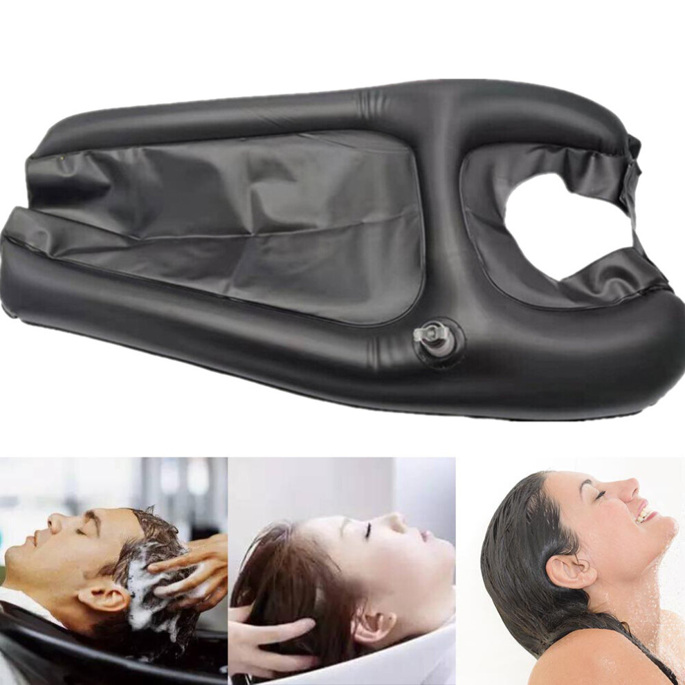 Wejoy Pvc Inflatable Shampoo Basin Salon Head Tray Home Hair Washing Sink Cushion Neck Rest Spa Pillow Hairdressing Barber Accessories