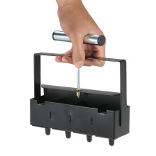 Handheld Soil Blocker 2-Inch Soil Block Maker Soil Blocking Tool with Dibbles Dibbers for Garden Prep Home Garden Gadget Tools