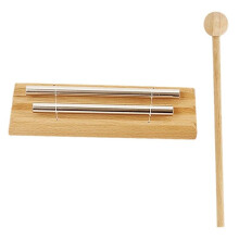 Wooden Percussion Instrument Chime Bell Mallet Knocking For Prayer Yoga Storage Bag Meditation Chime Energies Healing