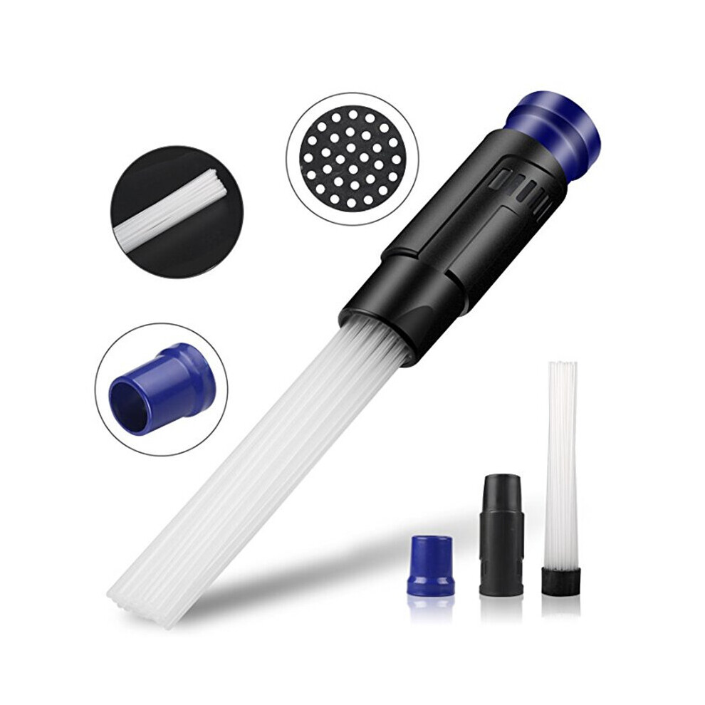 Multi-Tube Vacuum Straw Cleaning Brush Tubes Dust Cleaner Remover For Keyboard Car Gap Dust Vacuum Attachment Dirt Clean Tools 5063131173994