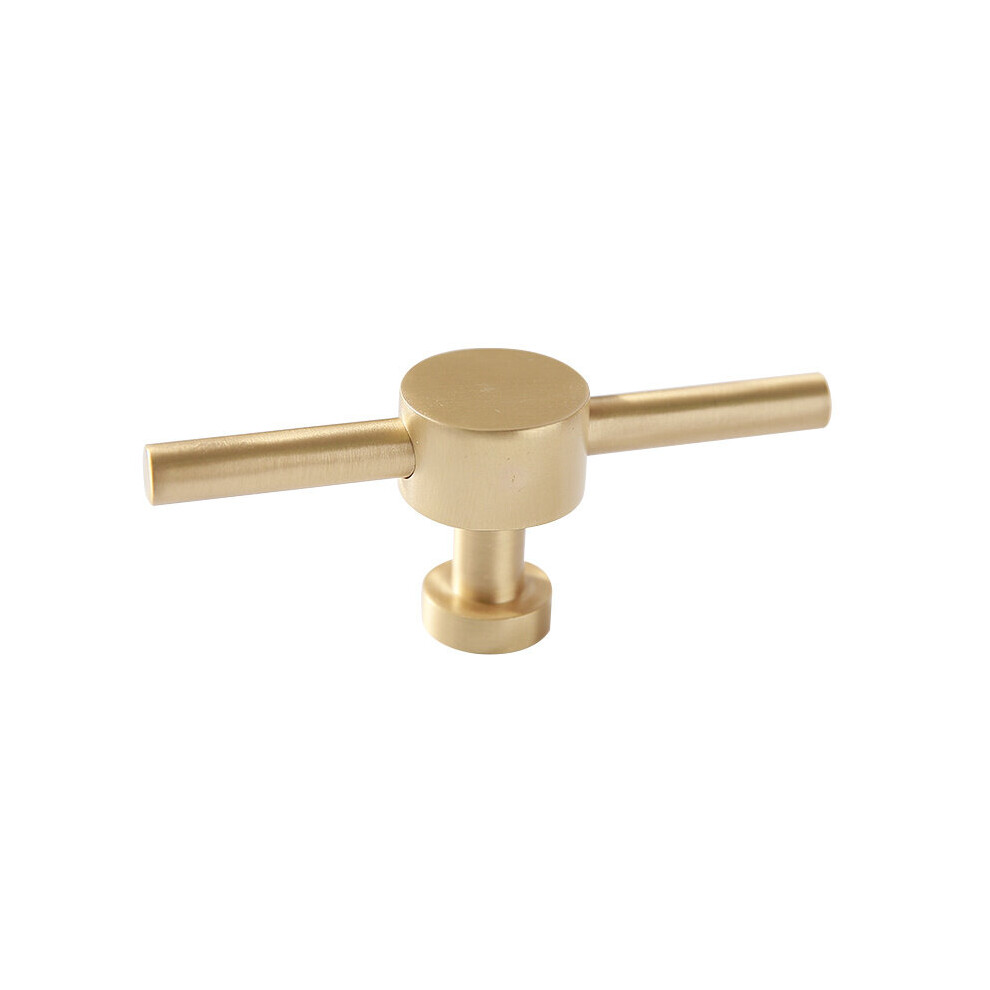 Unique Brass T Knob Cabinet Knob Pull Handle Dresser Knobs Drawer Pulls Handles Backplate Kitchen Furniture 5063131236798