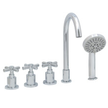 Baby Foldable Bathtub Faucet Jacuzzi Accessories Hot Cold Bathroom Mixer Switch Water Tap Spout Waterfall Acrylic Shower Floding