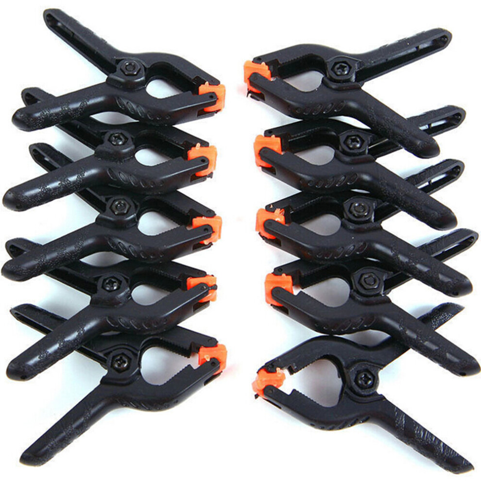 5/10Pcs 2Inch Spring Clamps Diy Woodworking Tools Plastic Nylon Clamps For Woodworking Spring Clip Photo Studio Background 5063131212228