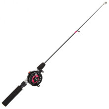 Winter Fishing Rods Mini Ice Fishing Rod Metal Fishing Reels Elastic Carbon Bait Casting Rod Wood Handle Fishing Accessories