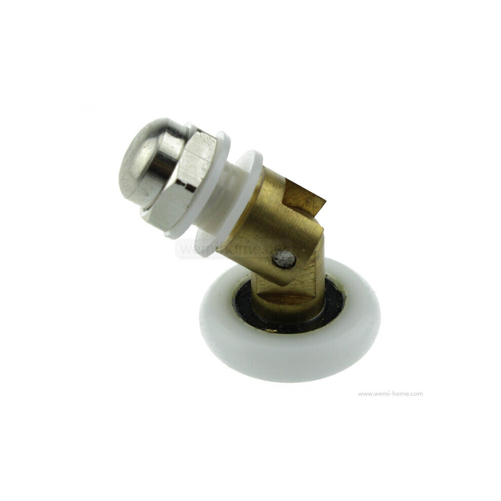 New 8Pcs Copper Shower Door Enclosures Rollers Runners Wheels Pulleys 25Mm Dia 5063131265163