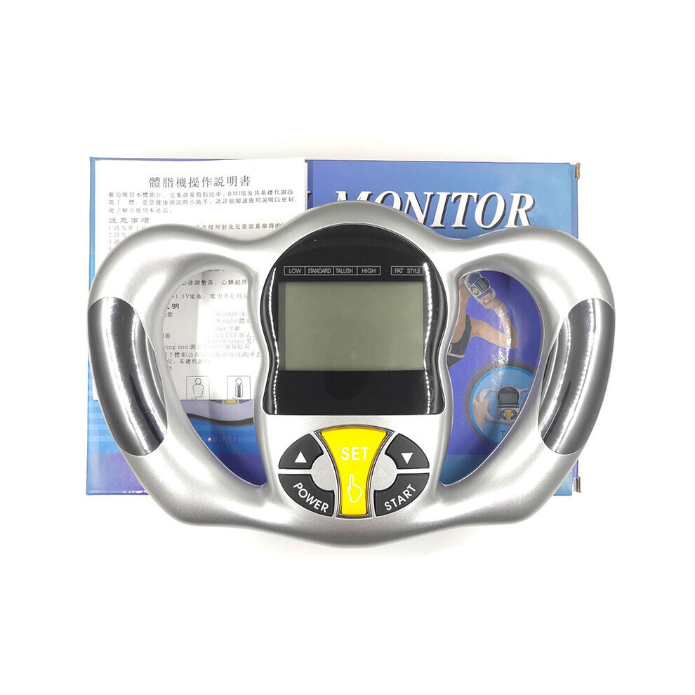 Wejoy Health Monitor Handheld Body Fat Measure Bmi Test Lcd Screen Fat Analyzer Monitor
