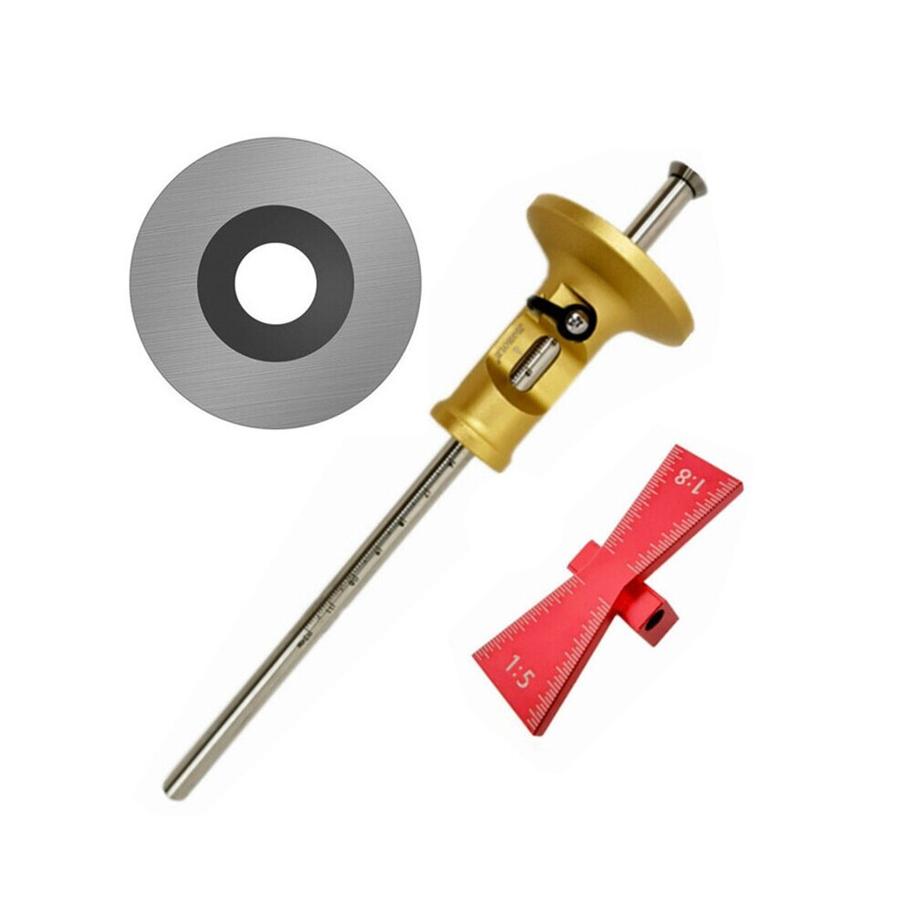 Dovetail Jig Wheel Marking Gauge Tool For Quick Measurement Transfers Wood Scribe Tool Lightweight High Precision 5063131275483