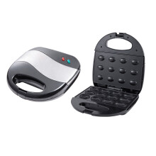 12 Holes Electric Walnut Cake Maker Waffle Maker Automatic Nuts Maker Cake Maker Kitchen Breakfast Non-stick Cook Plates 220V